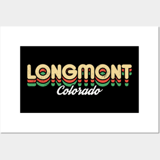 Retro Longmont Colorado Posters and Art